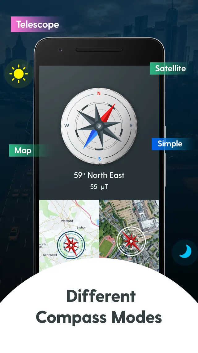 GPS Navigation, Map Directions - Screen 2