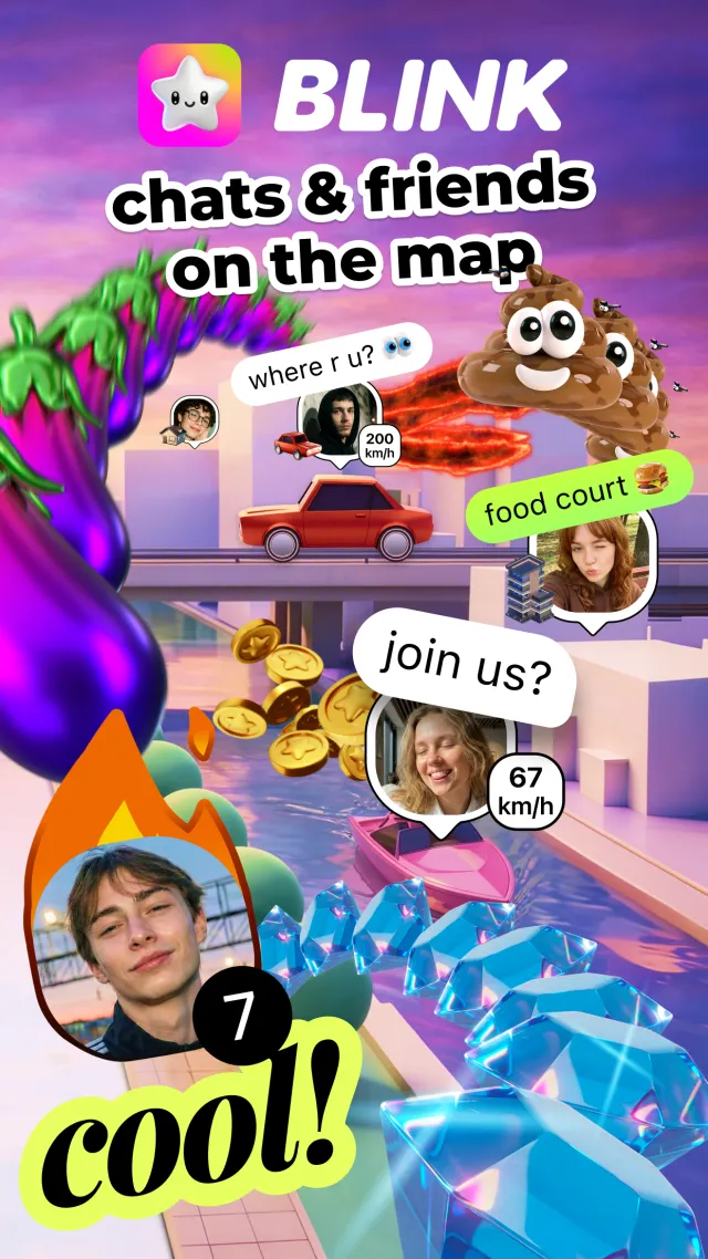 Blink - friends location - Screen 1