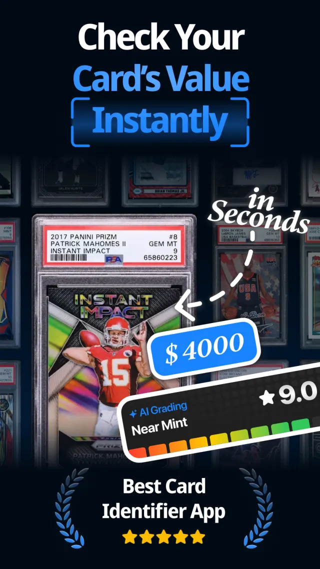 Cardly AI: Sports Card Scanner - Screen 1