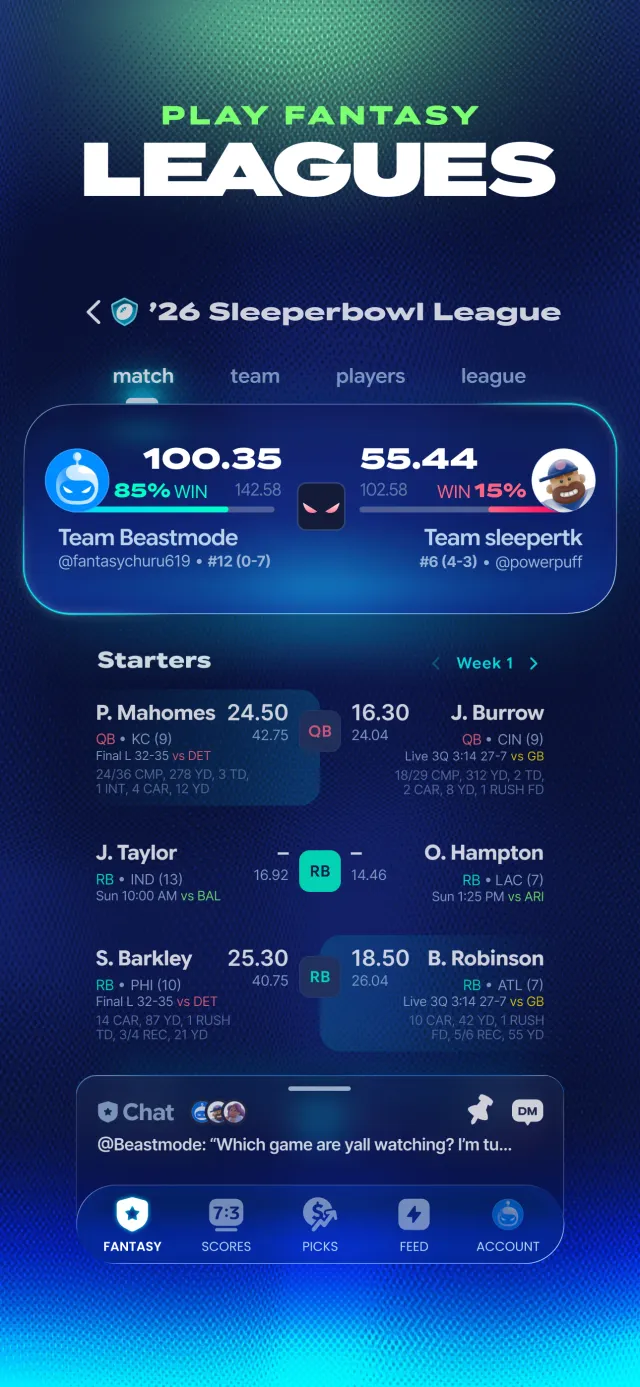 Sleeper - Fantasy Sports - Screen 2