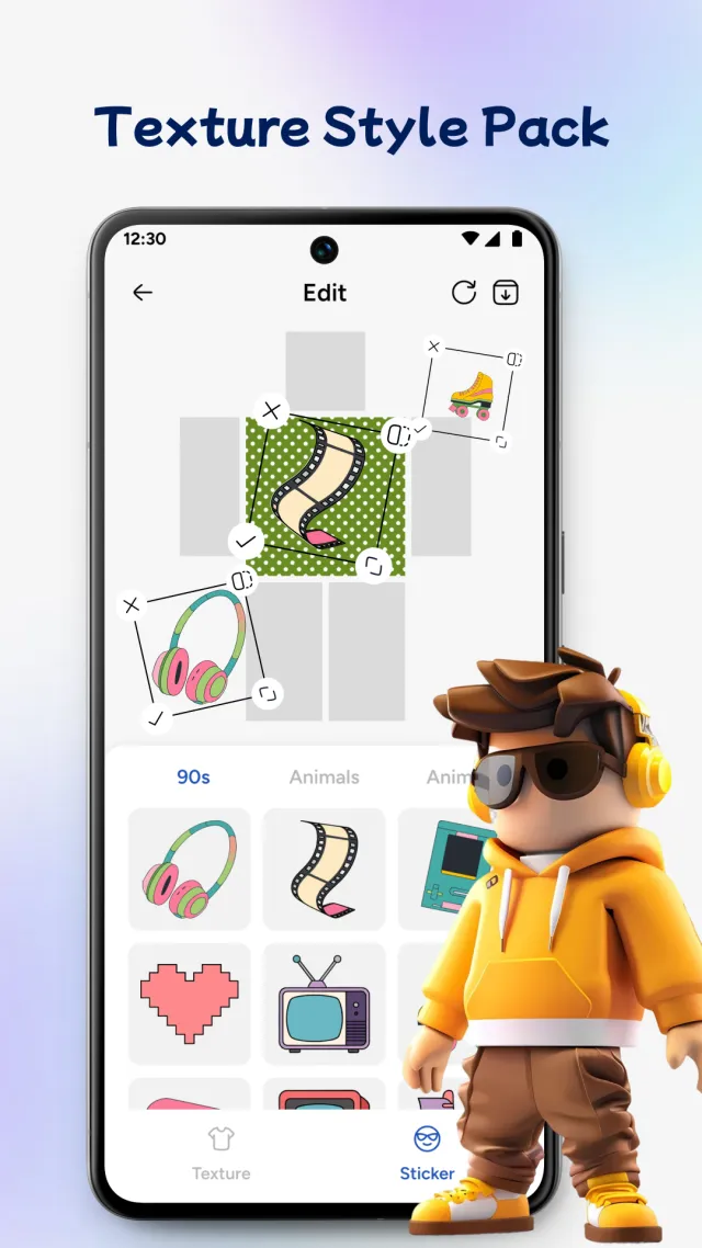 Rbx Clothes Maker: Skin Editor - Screen 2