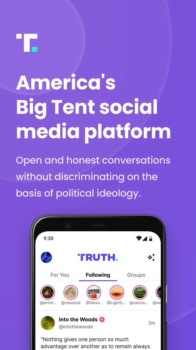 Truth Social - Screen 1