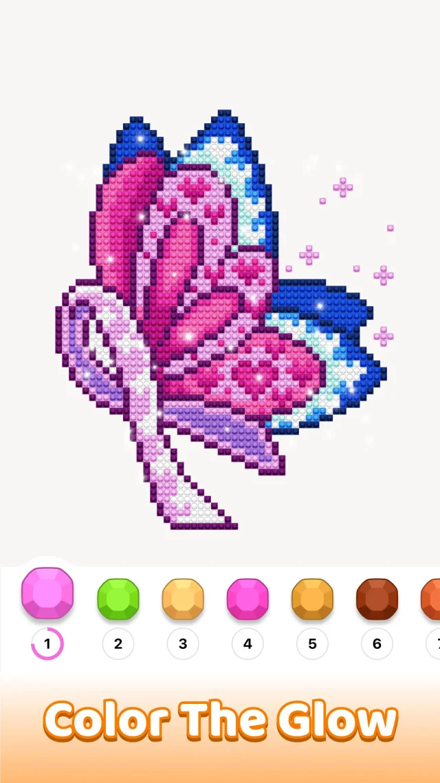 Jewelscapes: Color by Number - Screen 3