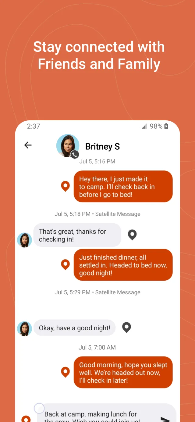 Garmin Messenger™ - Screen 1