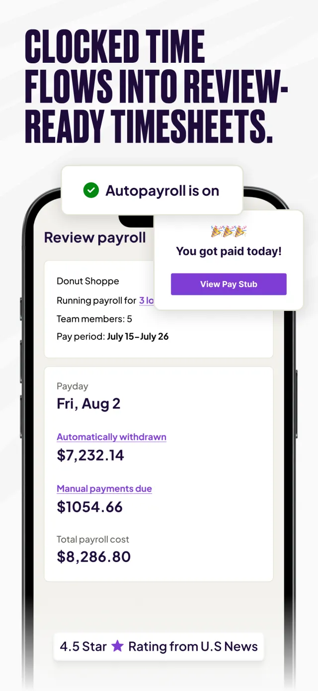 Homebase: Scheduling & Payroll - Screen 4