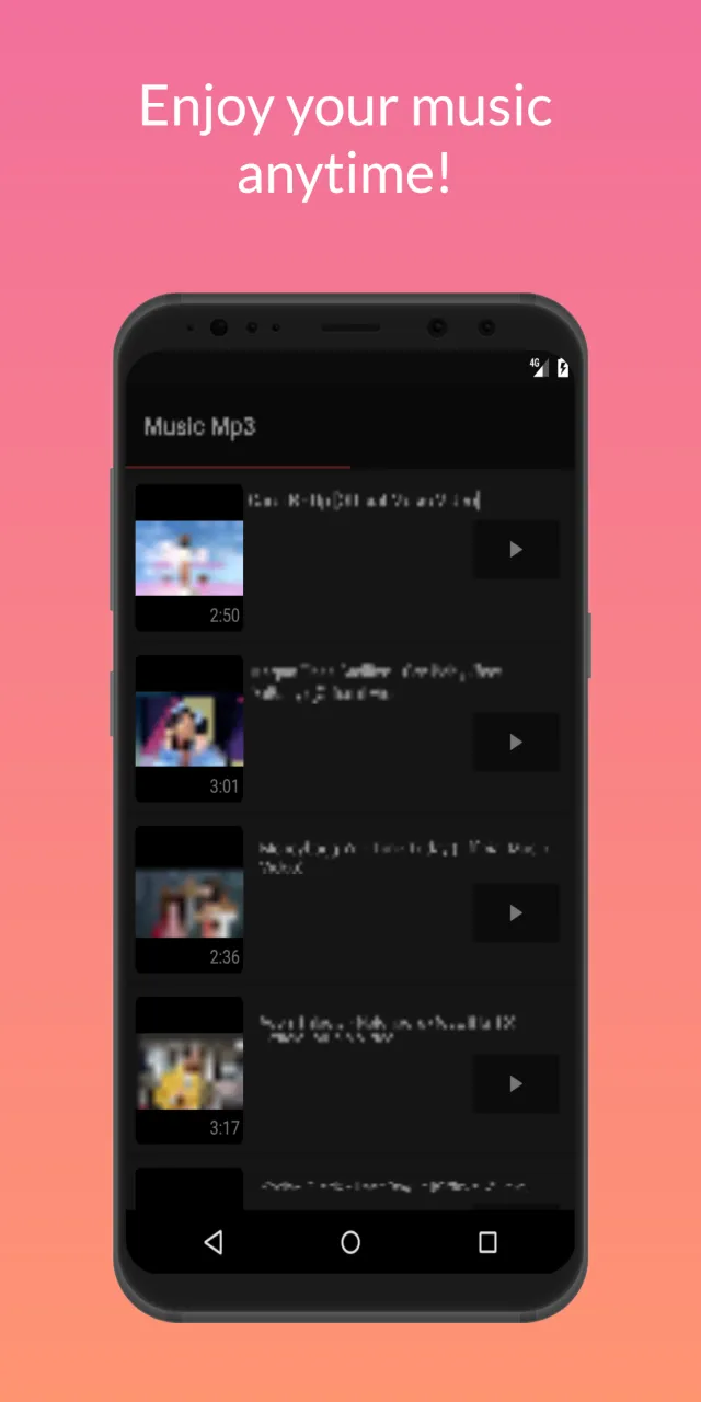 RYT - Music Player - Screen 1