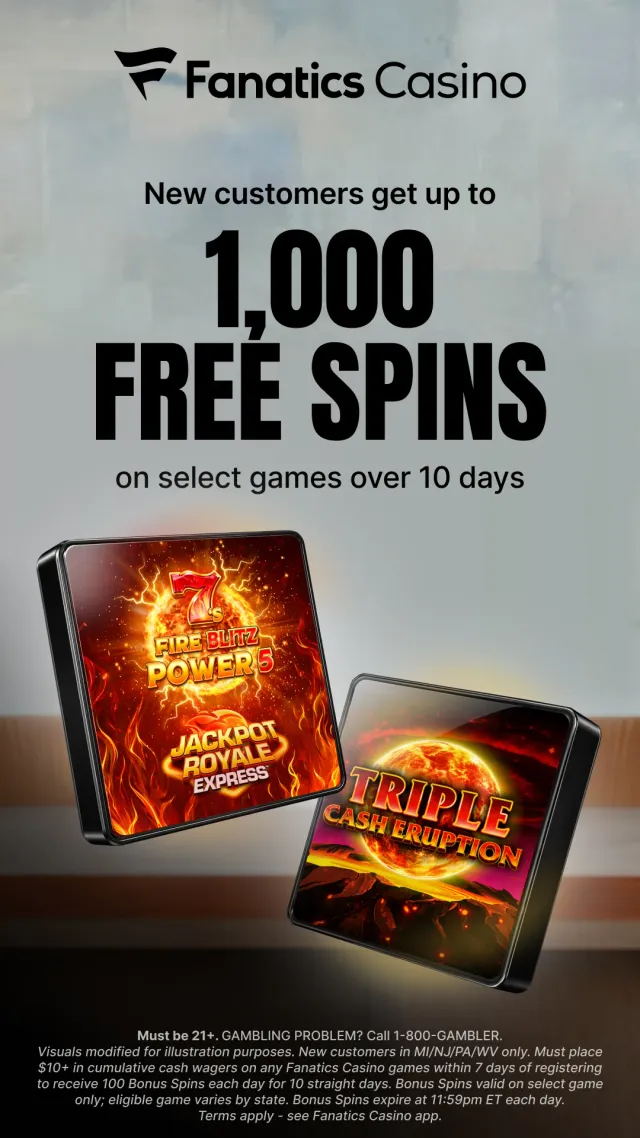 Fanatics Casino - Real Money - Screen 1