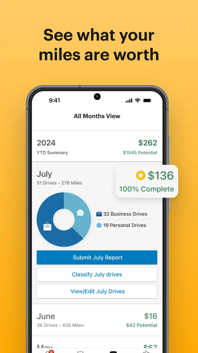 Mileage Tracker & Log - MileIQ - Screen 4