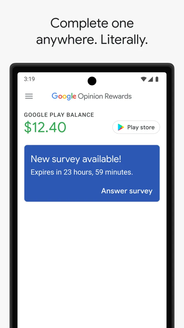 Google Opinion Rewards - Screen 5