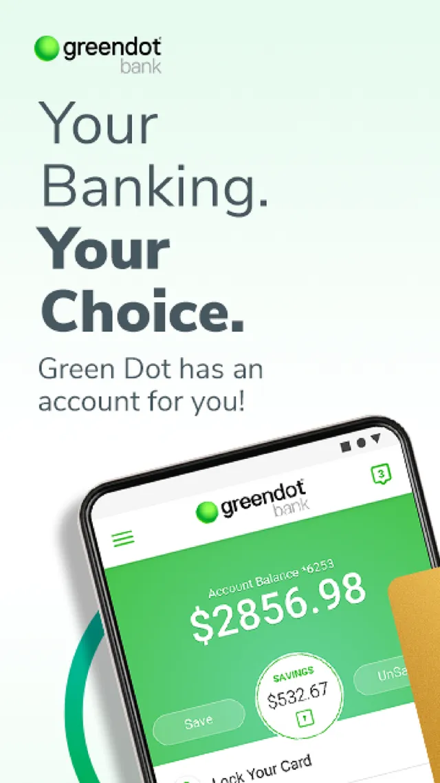 Green Dot - Mobile Banking - Screen 1