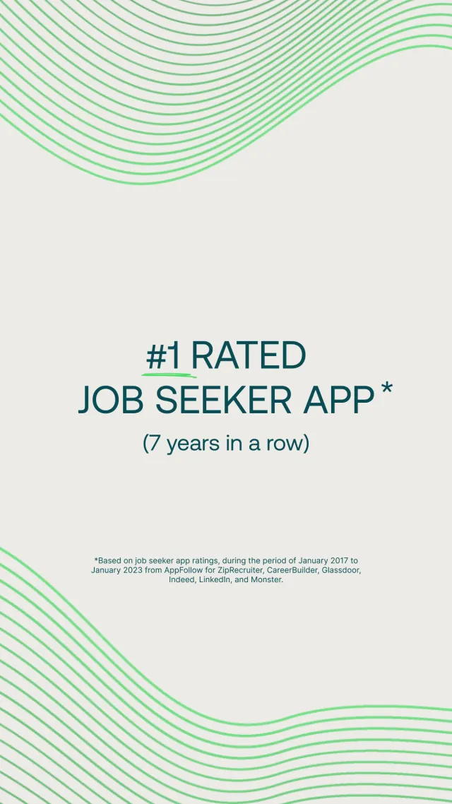 Job Search by ZipRecruiter - Screen 1