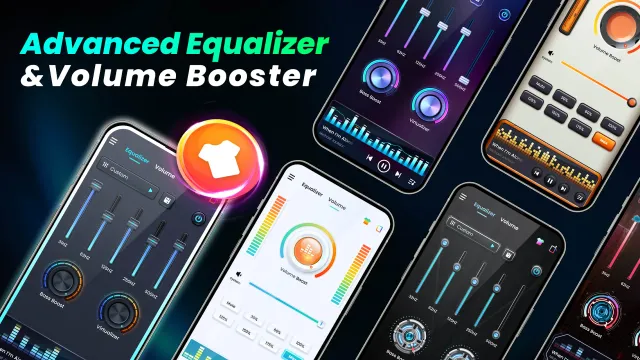 Volume Bass Booster, Equalizer - Screen 1