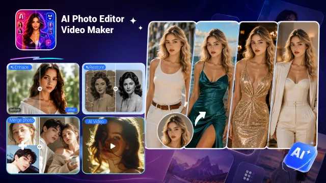 AI Photo Editor & Video Maker - Screen 1
