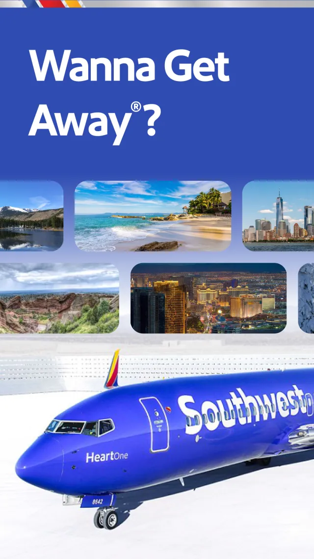 Southwest Airlines: Travel App - Screen 1