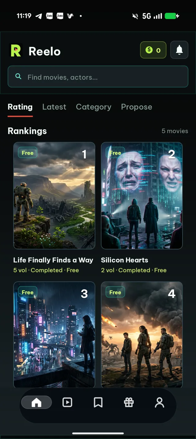 VibeDrama AI: Short Reels - Screen 1