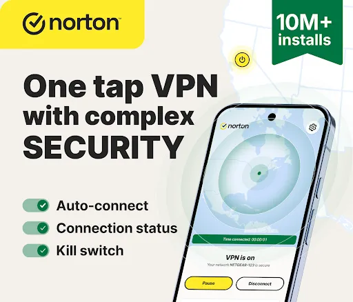 Norton VPN - Fast & Secure - Screen 1