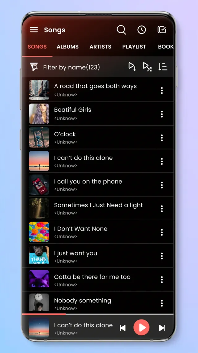 Music player - Screen 2