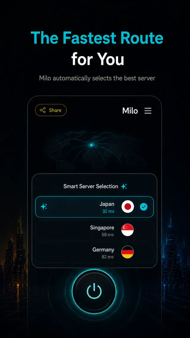Milo VPN - Strong VPN - Screen 2
