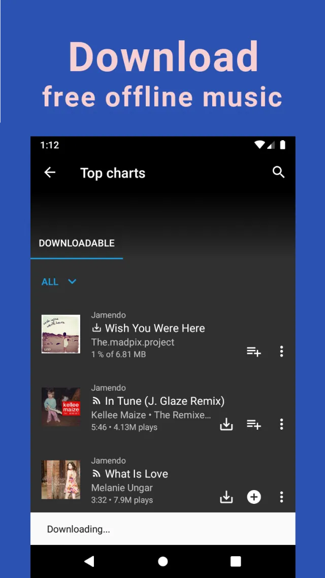 Unlimited MP3 Music Downloader - Screen 2