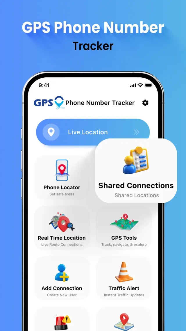 GPS Phone Number Tracker - Screen 1