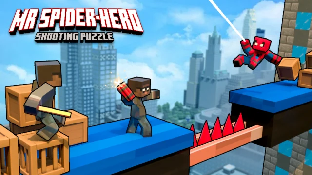 Mr Spider Hero Shooting Puzzle - Screen 1