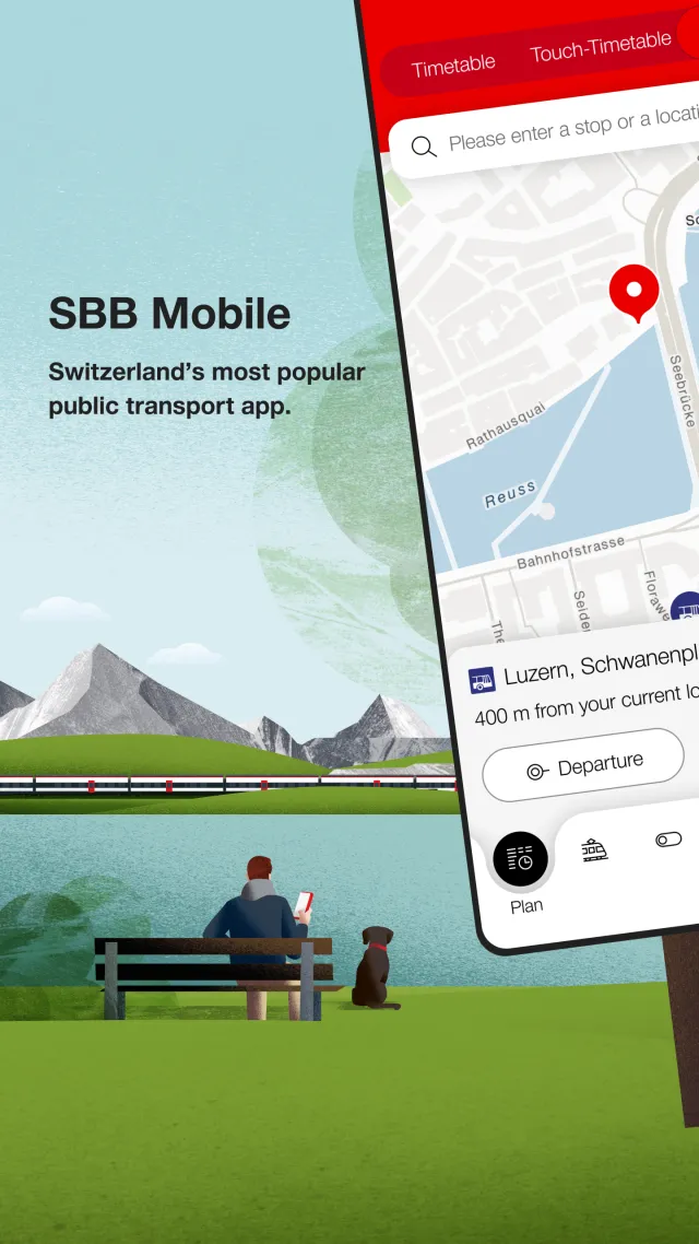 SBB Mobile - Screen 1