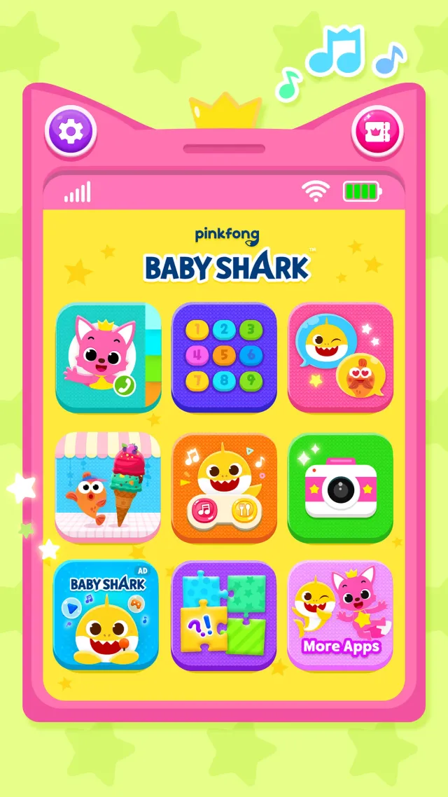 Pinkfong Baby Shark Phone Game - Screen 1