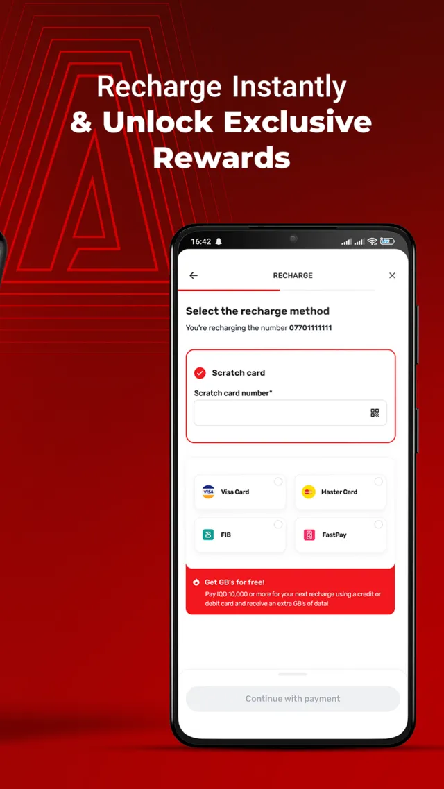 Asiacell - Screen 2
