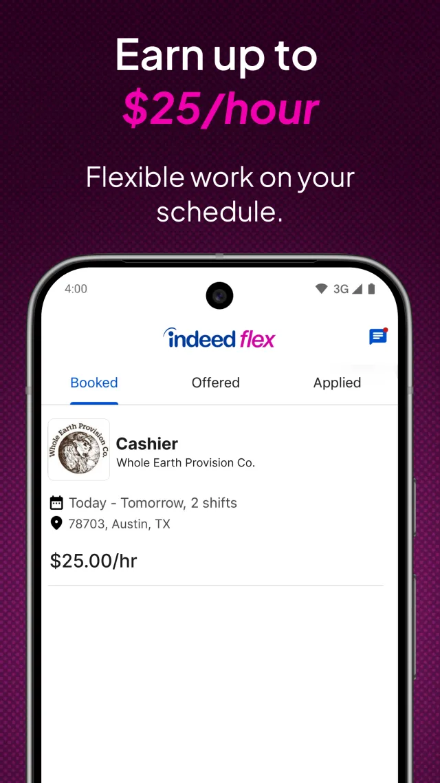 Indeed Flex - Screen 2