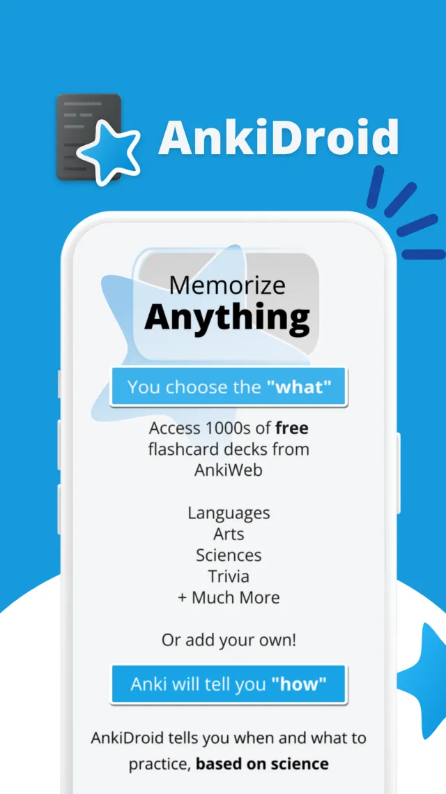 AnkiDroid Flashcards - Screen 1