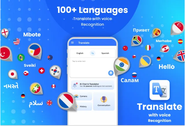 Easy Text & Voice Translator - Screen 1