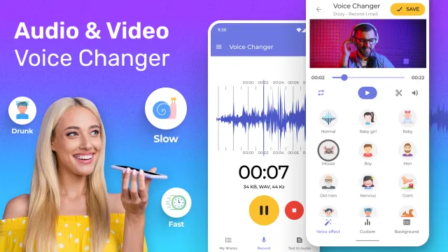Video Voice Editor + Effects - Screen 6