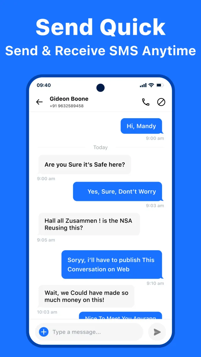 Messenger : Text Messages - Screen 2