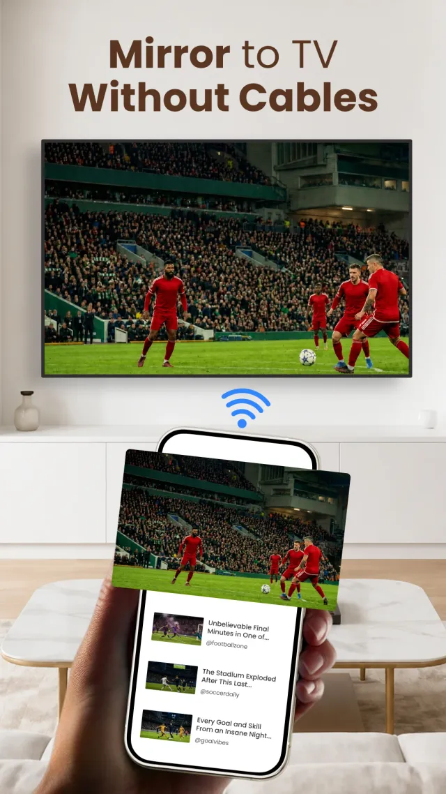 Cast to TV: Mirror & Remote - Screen 1