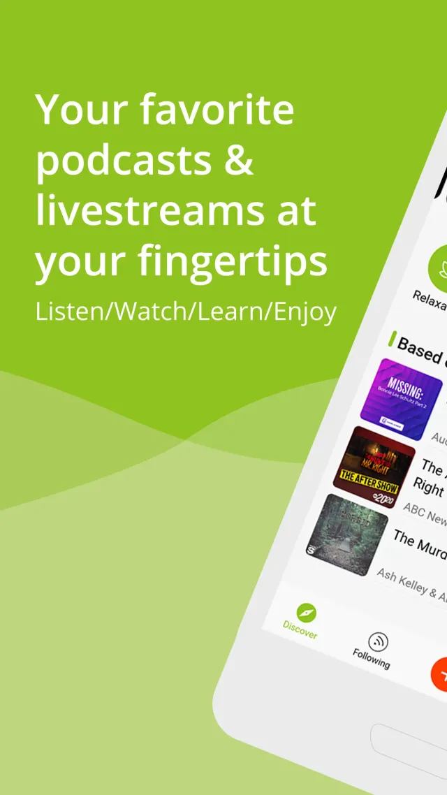 Podcast Player App - Podbean - Screen 1