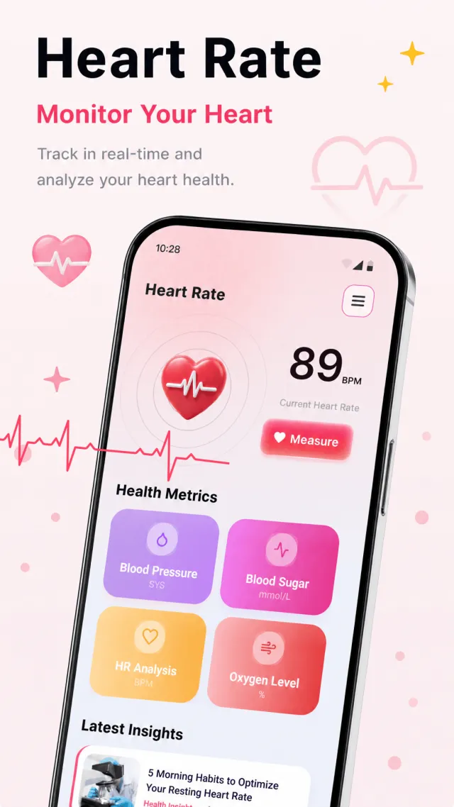 Heart Tracker - Pulse Care - Screen 1