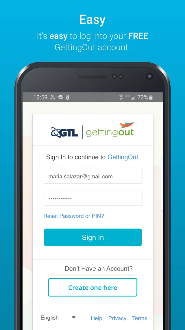 GTL | GettingOut - Screen 2