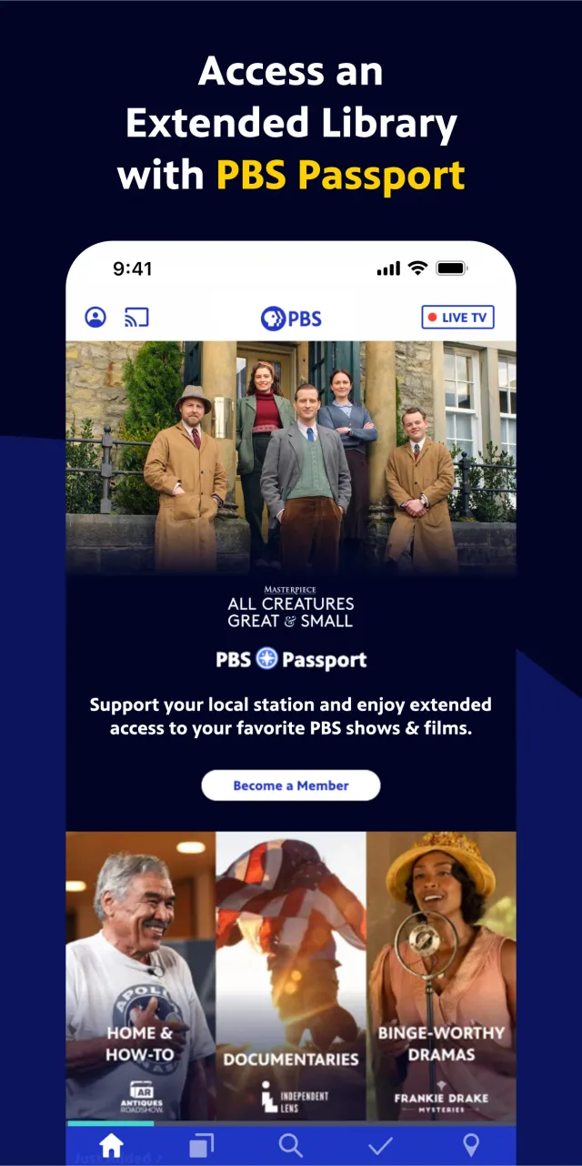 PBS: TV Shows & Documentaries - Screen 3