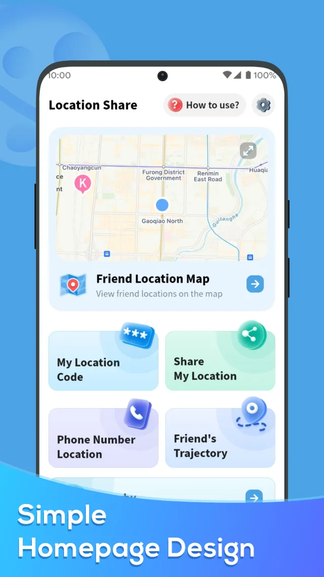 Location Share - Screen 1