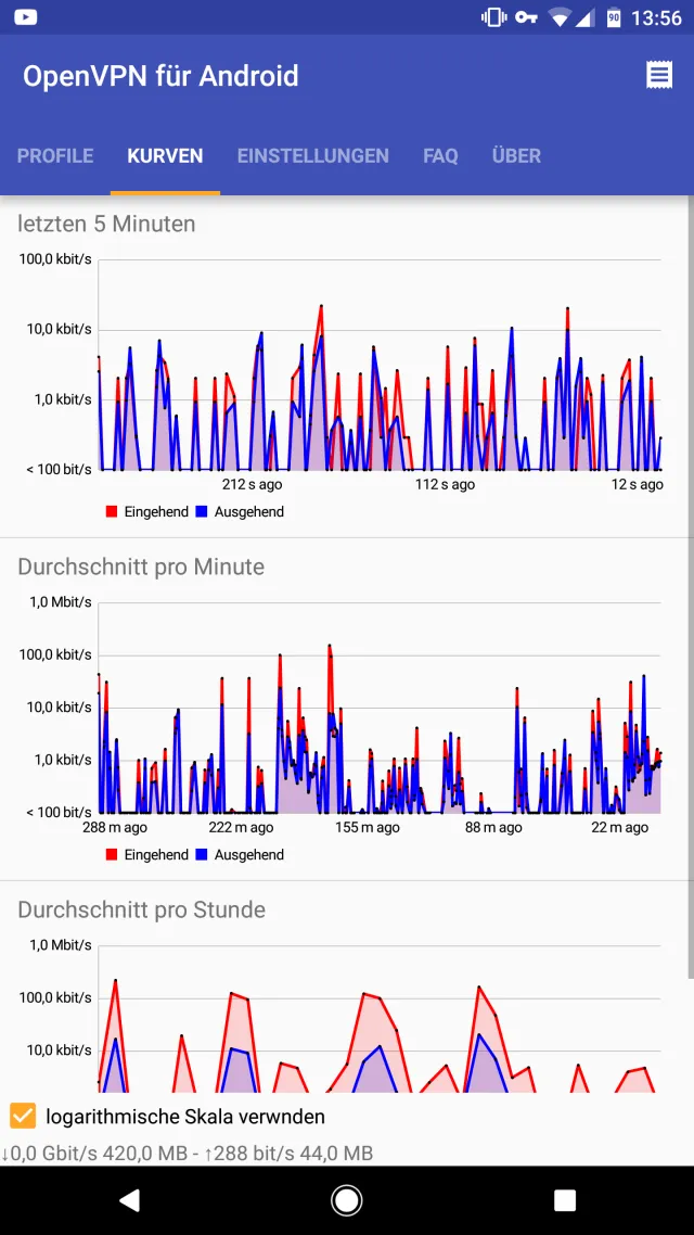 OpenVPN for Android - Screen 2