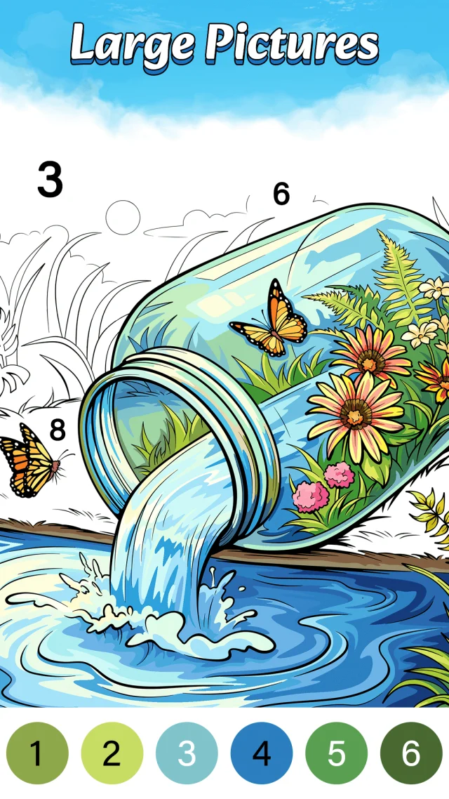 Color Oasis - Color by Number - Screen 7