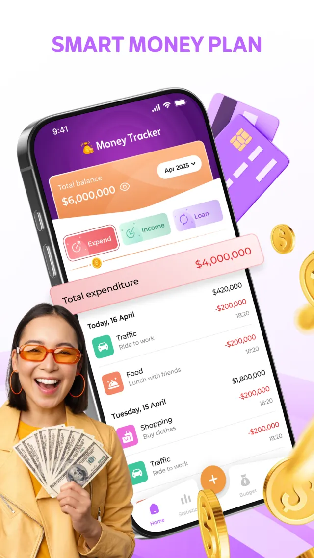 Daily Loan - Money Tracker - Screen 1