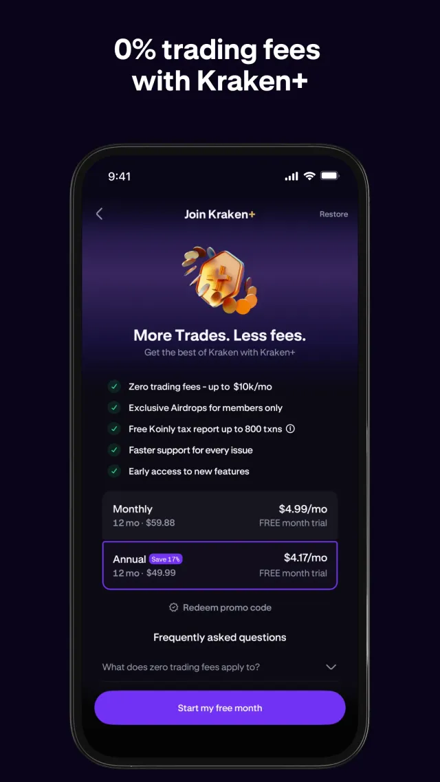 Kraken: Buy Crypto & Stocks - Screen 6