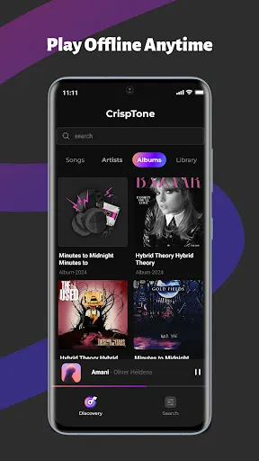 CrispTone: Offline Music - Screen 2