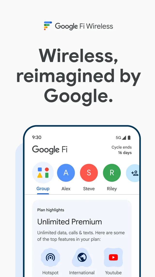 Google Fi Wireless - Screen 1