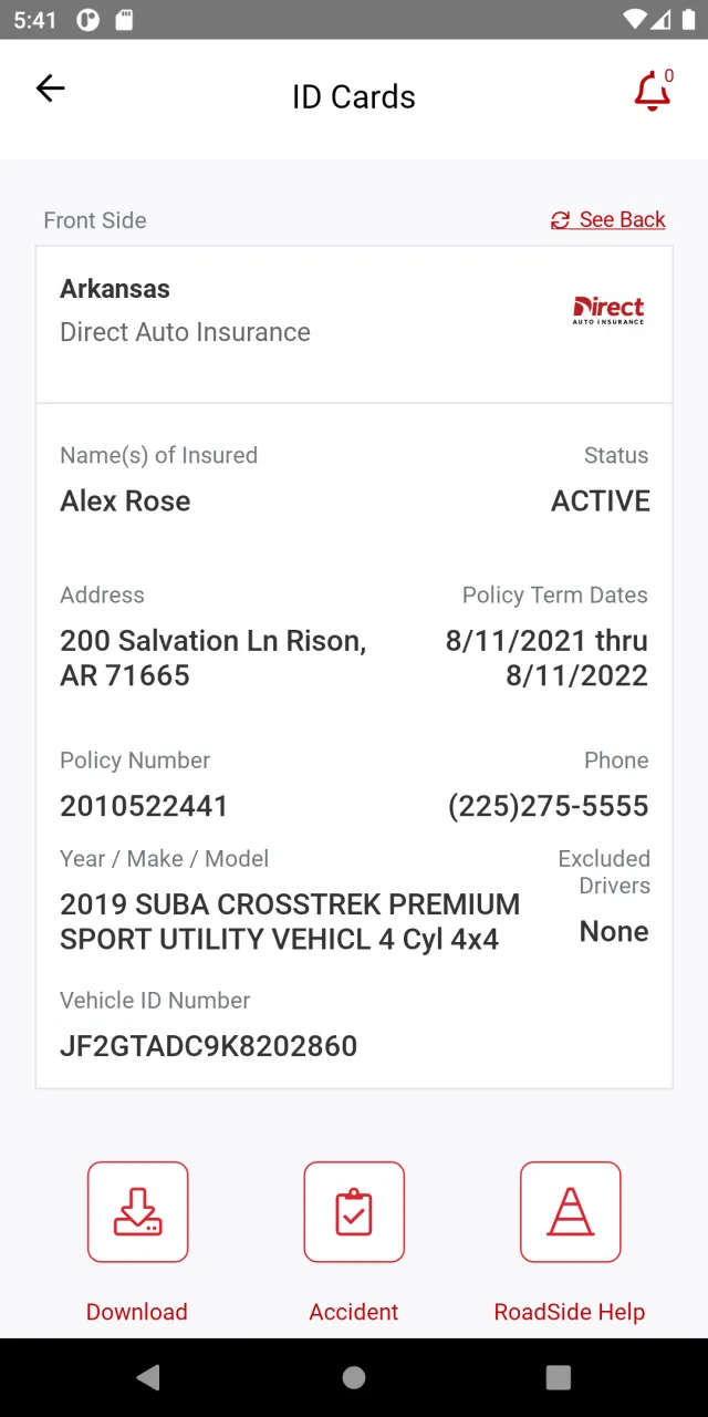 Direct Auto Insurance - Screen 3