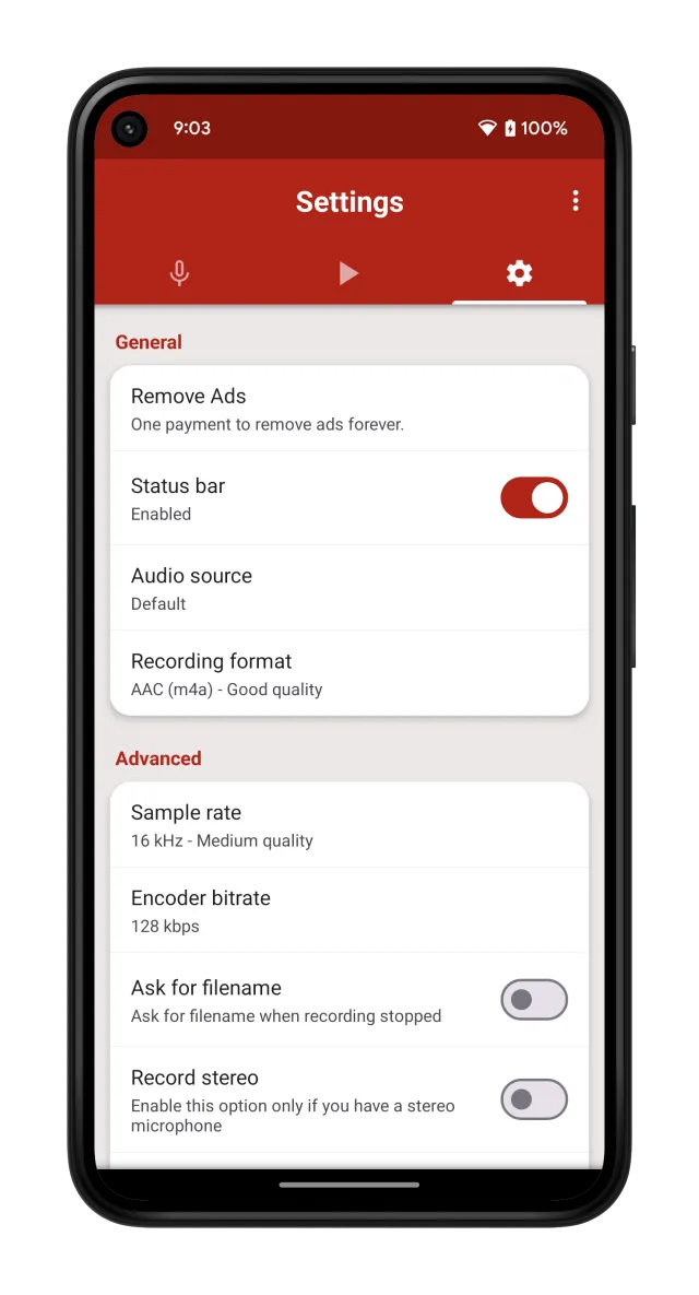 Voice Recorder Pro - Screen 3