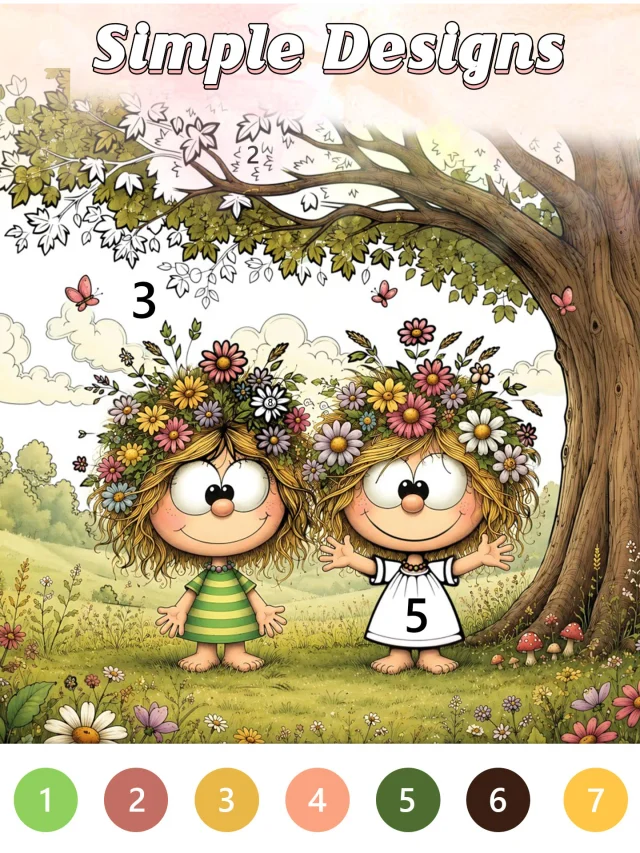 Wonder Tales Coloring Book - Screen 8