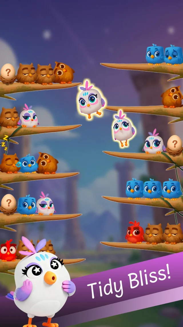 Chirpy Sort: Bird Color Puzzle - Screen 4