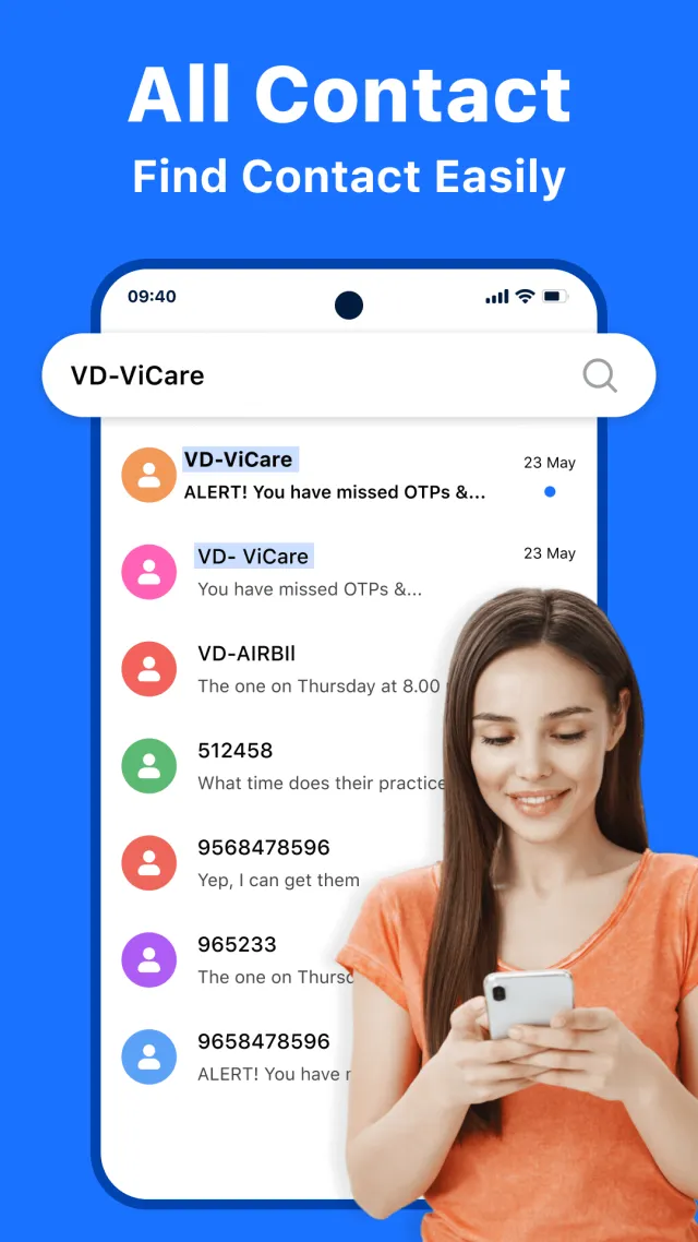 Messenger : Text Messages - Screen 3